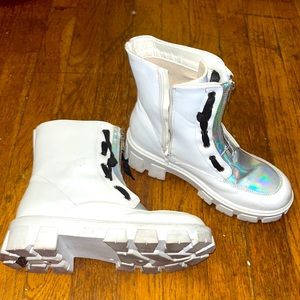 White costume boots